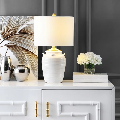 Lener Table Lamp - Ivory - Safavieh 3 Lener Table Lamp - Ivory - Safavieh - Image 3