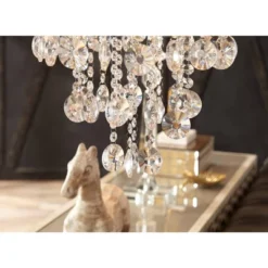 Possini Euro Design Bretton Brushed Nickel Chandelier 22" Wide Modern Clear Glass Crystal Black Sheer Shade 12-Light Fixture For Dining Room Kitchen -Adesso Shop GUEST cbd9de8b 73c1 4dd8 8b30 9e98c8d40d2d