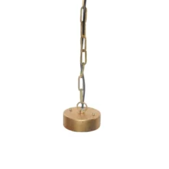 20.25" X 18.5" Metal Pendant Lamp Gold Finish - Storied Home -Adesso Shop GUEST cfdd5d7c 5885 43b0 aeed 0893216983d7