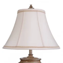 Traditional Table Lamp With Open Lace Textile Shade Silver - StyleCraft -Adesso Shop GUEST d0d0a936 0f70 4aca b499 10d7e5bdc280