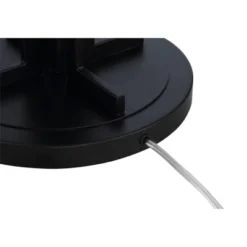 Possini Euro Design Madrid Modern Industrial Floor Lamp 64" Tall Matte Black Metal White Linen Hardback Drum Shade For Living Room Bedroom Office Home -Adesso Shop GUEST d1d28d99 55f7 4d66 9c53 ce884496a11f