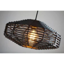 7" Kingston Pendant Ceiling Light Black - Adesso -Adesso Shop GUEST d29f6cb8 adb4 46ef 909d 962ed223dd0a