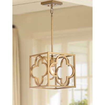 14" Rabia Trellis Pendant Gold - Safavieh 2 14" Rabia Trellis Pendant Gold - Safavieh - Image 2