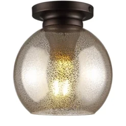7.75" Metal/Glass Atlas Flush Mount (Includes Energy Efficient Light Bulb) - JONATHAN Y 12 7.75" Metal/Glass Atlas Flush Mount (Includes Energy Efficient Light Bulb) - JONATHAN Y -Adesso Shop GUEST d6e96985 d174 4856 bfca 28d662fdfdf4
