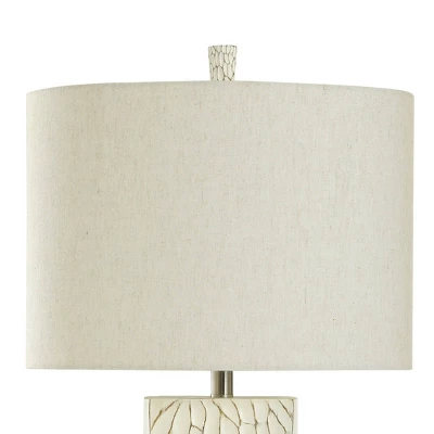 Bouleau Rustic Table Lamp Brown Cream Crackle Finish - StyleCraft 2 Bouleau Rustic Table Lamp Brown Cream Crackle Finish - StyleCraft - Image 2