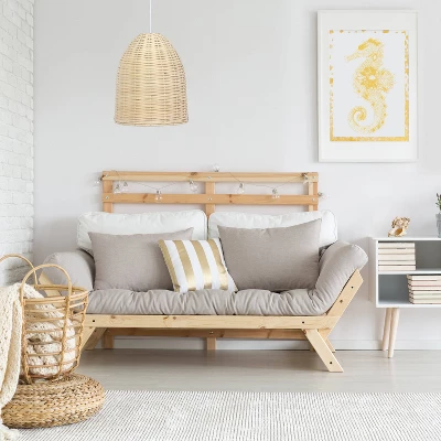 Elongated Coastal Dome Rattan Downlight Pendant Natural - Elegant Designs 3 Elongated Coastal Dome Rattan Downlight Pendant Natural - Elegant Designs - Image 3