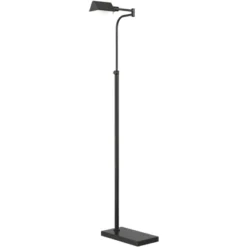 Possini Euro Design Keegan Traditional Pharmacy Floor Lamp 54" Tall Dark Bronze Adjustable Swing Arm Metal Shade For Living Room Reading Bedroom -Adesso Shop GUEST d842e5b2 0461 4c27 aa78 ad9a24035925