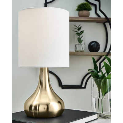 Camdale Metal Table Lamp Brass - Signature Design By Ashley 1 Camdale Metal Table Lamp Brass - Signature Design By Ashley