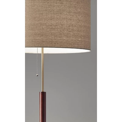 65.5" Hamilton Floor Lamp Brown - Adesso 2 65.5" Hamilton Floor Lamp Brown - Adesso - Image 2