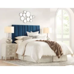 Possini Euro Design Swift Modern Table Lamp 30 1/2" Tall Mercury Glass Double Shade For Bedroom Living Room House Bedside Nightstand Office Entryway -Adesso Shop GUEST da767add 2e1d 4ced 82c1 65bd02d01ec2