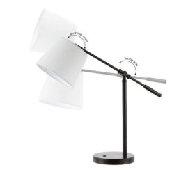 24" Troy Classic Contemporary Iron LED Task Lamp With USB Charging Port Oil Rubbed Bronze (Includes LED Light Bulb) - JONATHAN Y 15 24" Troy Classic Contemporary Iron LED Task Lamp With USB Charging Port Oil Rubbed Bronze (Includes LED Light Bulb) - JONATHAN Y -Adesso Shop GUEST da7b1158 dc2b 449b 8c15 545de46b8deb