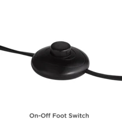 Possini Euro Design Modern Pharmacy Floor Lamp 54" Tall Matte Black Warm Gold Adjustable Metal Shade For Living Room Reading House -Adesso Shop GUEST dc0538f1 9565 48b5 8918 3dda269f3621