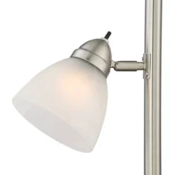 360 Lighting Ellery Modern Torchiere Floor Lamp With Side Lights 72" Tall Brushed Nickel Frosted White Glass Shade For Living Room Reading Bedroom 10 360 Lighting Ellery Modern Torchiere Floor Lamp With Side Lights 72" Tall Brushed Nickel Frosted White Glass Shade For Living Room Reading Bedroom -Adesso Shop GUEST dd01a230 bd3a 48fd b37b d0b5058978bb