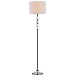 60" Lombard Street Floor Lamp Clear/Chrome (Includes CFL Light Bulb) - Safavieh -Adesso Shop GUEST dd6a15d8 03a2 4c5c 956b d361d1cf556f