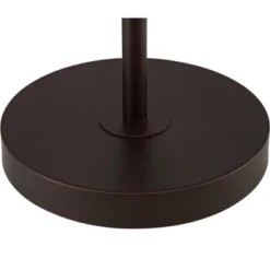 360 Lighting Caper Modern Floor Lamp With Tray Table 60 1/2" Tall Bronze USB And AC Power Outlet Off White Fabric Drum Shade For Living Room Office -Adesso Shop GUEST dd881dea 6e63 427f a613 e1770e2cdf2d