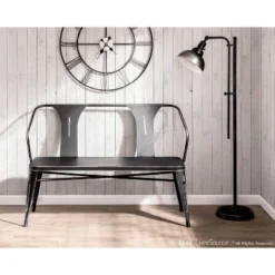 53-66" Emery Floor Lamp Antique Silver - LumiSource -Adesso Shop GUEST debe72b7 7260 44b6 abac f04d88ece0ac