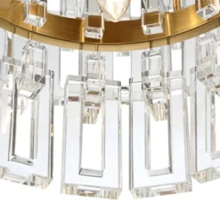 Vienna Full Spectrum Luxum Burnished Brass Chandelier 18 3/4" Wide Modern Tiered Crystal 6-Light Fixture For Dining Room House Foyer Kitchen Island -Adesso Shop GUEST ded4f993 e990 4abd ad44 17b4c60e5dcb