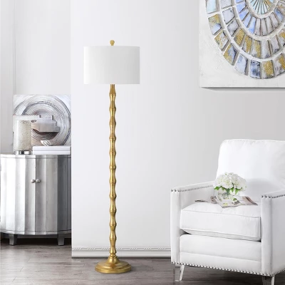 Aurelia Floor Lamp - Antique Gold - Safavieh 1 Aurelia Floor Lamp - Antique Gold - Safavieh