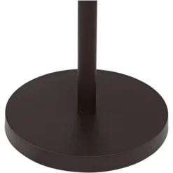 Possini Euro Design Nayla Modern Floor Lamp 62 1/2" Tall Bronze Metal Off White Fabric Tapered Drum Shade For Living Room Bedroom Office House Home -Adesso Shop GUEST e04323ad 17a1 42fc 9efa 2dbfeb5d6fe6