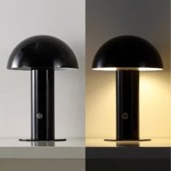 10.75" Boletus Contemporary Bohemian Rechargeable/Cordless Iron LED Mushroom Table Lamp - JONATHAN Y -Adesso Shop GUEST e091ffda b02a 47e9 9f0f 18c41e2b2e2a