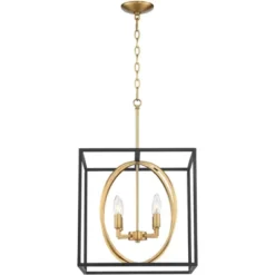 Possini Euro Design Black Warm Brass Cage Foyer Pendant Chandelier 16 1/2" Wide 4-Light Mid Century Modern For Dining Room House 11 Possini Euro Design Black Warm Brass Cage Foyer Pendant Chandelier 16 1/2" Wide 4-Light Mid Century Modern For Dining Room House -Adesso Shop GUEST e13bf3e3 0cc1 489d ac64 ca7937b8787d