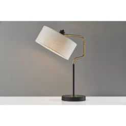 Jacob Table Lamp Black/Brass - Adesso -Adesso Shop GUEST e152e8f5 79ea 4b85 b118 e2ce36c568c9