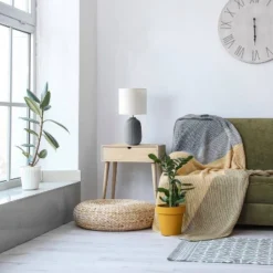 20.4" Traditional Ceramic Purled Texture Bedside Table Desk Lamp With White Fabric Drum Shade Gray - Simple Designs 13 20.4" Traditional Ceramic Purled Texture Bedside Table Desk Lamp With White Fabric Drum Shade Gray - Simple Designs -Adesso Shop GUEST e186a8d2 057d 4818 b98c 476dd07f80c3