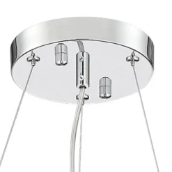 Possini Euro Design Alyssa Chrome Drum Chandelier 23 1/2" Wide Modern Crystal 12-Light LED Fixture For Dining Room Kitchen Island Entryway Bedroom -Adesso Shop GUEST e20a9cd3 49fd 4a82 b8ca 274363a8336d