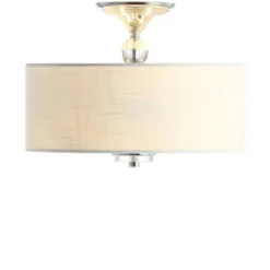 15" Metal/Crystal Marc Semi Flush Mount (Includes Energy Efficient Light Bulb) - JONATHAN Y 11 15" Metal/Crystal Marc Semi Flush Mount (Includes Energy Efficient Light Bulb) - JONATHAN Y -Adesso Shop GUEST e6233286 ff73 4112 b939 00238024e311