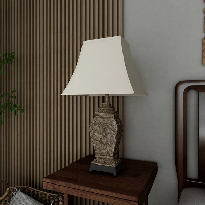 Rustic Table Lamp Set Of 2 Black - Olivia & May 12 Rustic Table Lamp Set Of 2 Black - Olivia & May - Image 12