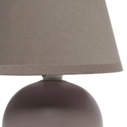 8.66" Petite Ceramic Orb Base Bedside Table Desk Lamp With Matching Tapered Drum Fabric Shade Gray - Creekwood Home 15 8.66" Petite Ceramic Orb Base Bedside Table Desk Lamp With Matching Tapered Drum Fabric Shade Gray - Creekwood Home -Adesso Shop GUEST e6d62651 e3c1 457f 9d2b d2fffb8870cf