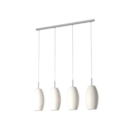 Batista 1 Multi Light Pendant Ceiling Light 39.5 " Matte Nickel - Eglo -Adesso Shop GUEST e73cb230 7c69 4d0a a885 731b34174fc3