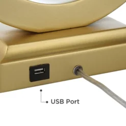 360 Lighting Lauren Modern Table Lamps Set Of 2 With Black Risers 28 1/2" Tall Gold USB Charging Port White Rectangular Shade For Bedroom Living Room 8 360 Lighting Lauren Modern Table Lamps Set Of 2 With Black Risers 28 1/2" Tall Gold USB Charging Port White Rectangular Shade For Bedroom Living Room -Adesso Shop GUEST e7fc170a 4665 474a 9a90 be6e837f4607