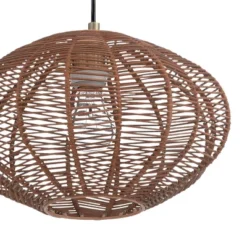 13.5" 1-Light Linnea Pendant Rattan Brown - River Of Goods -Adesso Shop GUEST e85ec606 3047 45bd b2a2 891d1eeb1190