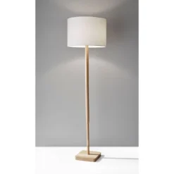 Ellis Floor Lamp Natural/Brown - Adesso -Adesso Shop GUEST ea1a3447 1399 4766 bf3d da0e779a2436
