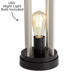 360 Lighting Marcel Modern Table Lamps Set Of 2 24 1/4" High Brushed Nickel With LED Nightlight USB Charging Port White Shade For Bedroom House Desk 13 360 Lighting Marcel Modern Table Lamps Set Of 2 24 1/4" High Brushed Nickel With LED Nightlight USB Charging Port White Shade For Bedroom House Desk -Adesso Shop GUEST ead1be5c 2dcb 46d6 a635 676f0362d94d