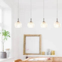 Lanson Pendant Chrome/Clear - Safavieh -Adesso Shop GUEST ed6e1f75 1e95 4c6b 8bdb 5fbeb9b0d3fc