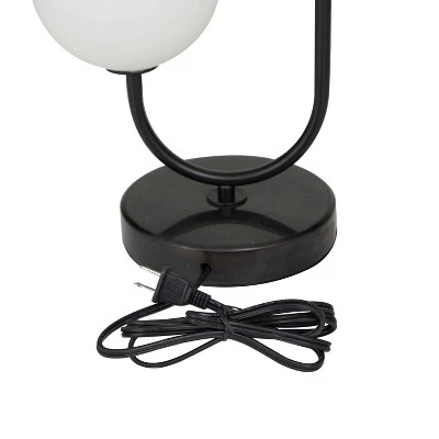 Metal Orb 2 Bulb Table Lamp With Marble Base - Olivia & May 3 Metal Orb 2 Bulb Table Lamp With Marble Base - Olivia & May - Image 3