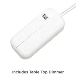 360 Lighting Karla Art Deco Style Table Lamps 25" High Set Of 2 Brushed Nickel With USB Charging Port And Table Top Dimmers White Fabric Drum For Desk -Adesso Shop GUEST ee8d7252 b8ab 441a af1f 23922c0a3f03