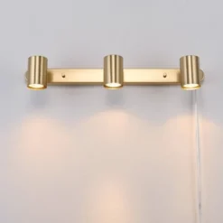 Dale 3-Light Matte Brass Plug-In Track Lighting - Globe Electric 9 Dale 3-Light Matte Brass Plug-In Track Lighting - Globe Electric -Adesso Shop GUEST ee982e5d 3e28 49f8 b7b7 e8ba9db74cbe