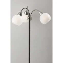 65.5" Phillip 3-Arm Floor Lamp Steel - Adesso -Adesso Shop GUEST ef3af527 dca4 4893 8670 b847b693de29