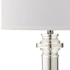 30" Nina Crystal Column Lamp Clear (Includes CFL Light Bulb) - Safavieh -Adesso Shop GUEST ef46f71c 140d 44f1 b4d1 52aba661ac61