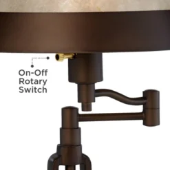 Franklin Iron Works Samuel Bronze Swing Arm USB Desk Lamps Set Of 2 With Socket -Adesso Shop GUEST efd38bb7 7a6f 46cc b6fc b457db930578