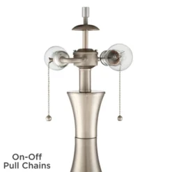 360 Lighting Simon Modern Accent Table Lamps Set Of 2 21" High Silver With USB Charging Port White Glass Dome Shade For Bedroom Living Room House Desk 11 360 Lighting Simon Modern Accent Table Lamps Set Of 2 21" High Silver With USB Charging Port White Glass Dome Shade For Bedroom Living Room House Desk -Adesso Shop GUEST f0a6a726 2d99 4245 94ae edbceb984af2