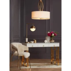 Possini Euro Design Luna Mid Century Desk Table Lamp 26 1/2" High Brass Metal With USB Charging Port Opal Glass Shade For Bedroom Living Room Bedside 14 Possini Euro Design Luna Mid Century Desk Table Lamp 26 1/2" High Brass Metal With USB Charging Port Opal Glass Shade For Bedroom Living Room Bedside -Adesso Shop GUEST f1bed036 d898 408d 8225 a9d1914f0d71