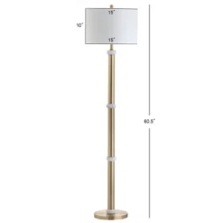 60.5" Metal/Marble Gregory Floor Lamp (Includes LED Light Bulb) Gold - JONATHAN Y 5 60.5" Metal/Marble Gregory Floor Lamp (Includes LED Light Bulb) Gold - JONATHAN Y -Adesso Shop GUEST f22e0c02 7bd2 474c a6ef 37a53473c8e0