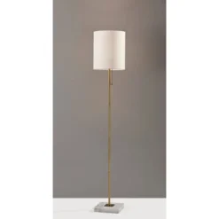 Fiona Floor Lamp Antique Brass - Adesso -Adesso Shop GUEST f29ec451 5b61 4261 abd7 e4e7b327529b