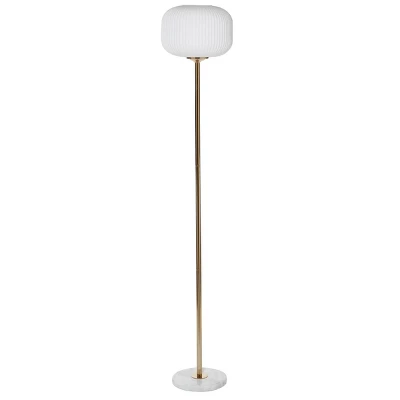 Modern Metal Floor Lamp White - CosmoLiving By Cosmopolitan 5 Modern Metal Floor Lamp White - CosmoLiving By Cosmopolitan - Image 5