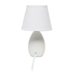 9.45" 2pk Petite Ceramic Oblong Bedside Table Desk Lamps With Matching Tapered Drum Shade Off-White - Creekwood Home 12 9.45" 2pk Petite Ceramic Oblong Bedside Table Desk Lamps With Matching Tapered Drum Shade Off-White - Creekwood Home -Adesso Shop GUEST f3cf10da 0a48 4cce 9a55 5cbb440d92b4