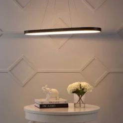 38.75" Nolan Modern Bohemian Iron Linear Integrated LED Pendant Black - JONATHAN Y -Adesso Shop GUEST f42f626a 3384 44dd 9e0c c6e08bea0a95